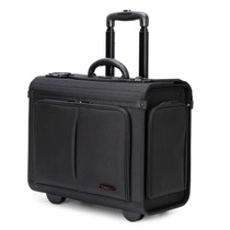 Alpine Swiss Rolling Briefcase Work Travel Overnight Bag Business Attache Case Size