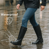 Alpine Swiss Reya Womens Waterproof Rain Boots Mid Calf Tall Rubber Garden Boots UPC
