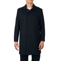 Alpine Swiss Orson Mens Wool Blend Top Coat Winter Car Coat Long Tailored Jacket Size