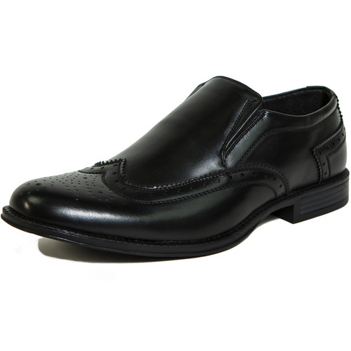 wingtip slip on dress shoes