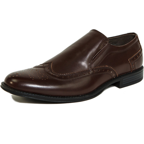 wingtip slip on shoes