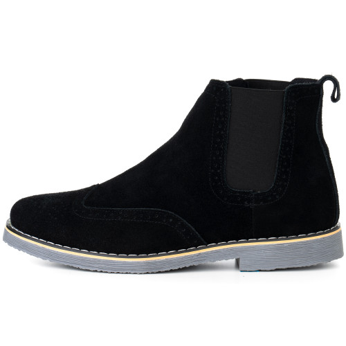 dress boots suede