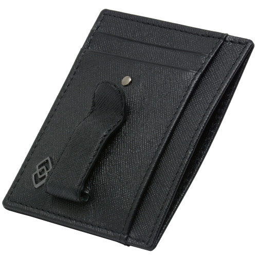 Mens+Leather+Metal+Spring+Money+Clip+Wallet+Slim+Front+Pocket+