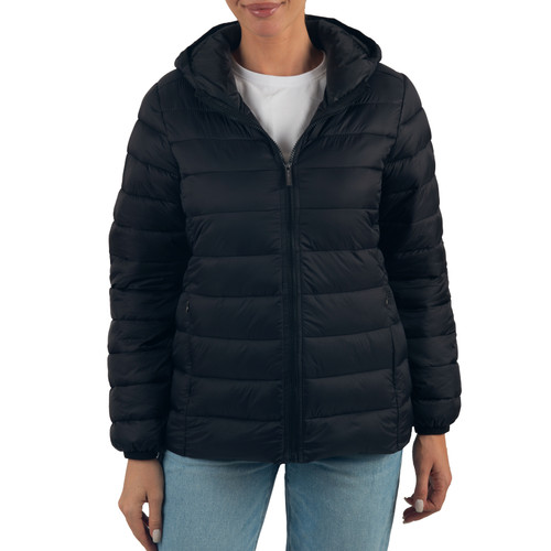 Puffer Jackets Faux Down Winter Coat Alpine Swiss Eva Womens - Main Image