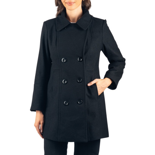 Alpine Swiss Norah Womens Wool Blend Peacoat Runs Large Classic  display picture 1