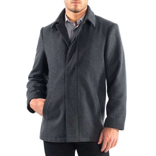 men's button up coat