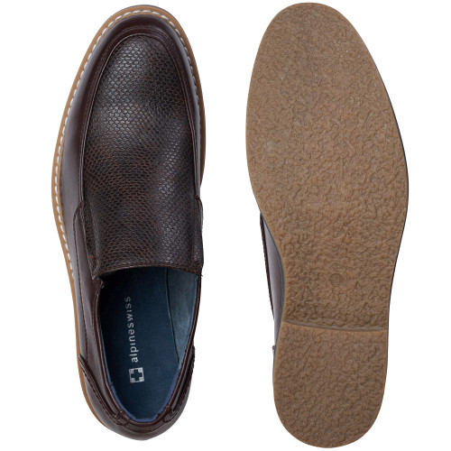 Alpine Swiss Carter Mens Slip On 