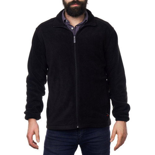 Alpine Swiss Trent Mens Full Zip Up Fleece Jacket Soft Casual Warm Zipper Coat Size