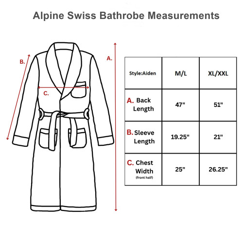 mens cotton velour dressing gown