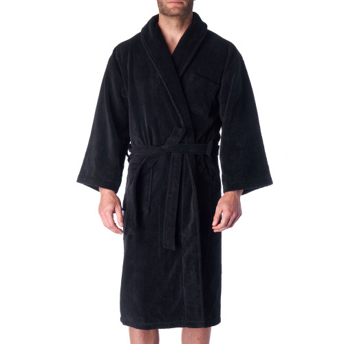 Tall Men's Robe: Charcoal Robes for Tall Guys | American Tall