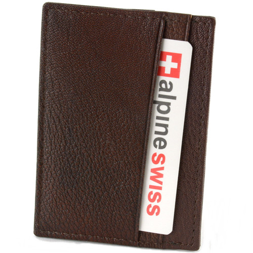Alpine Swiss RFID Minimalist Oliver Front Pocket Wallet For Men Leather  Comes in a Gift Box - Alpine Swiss