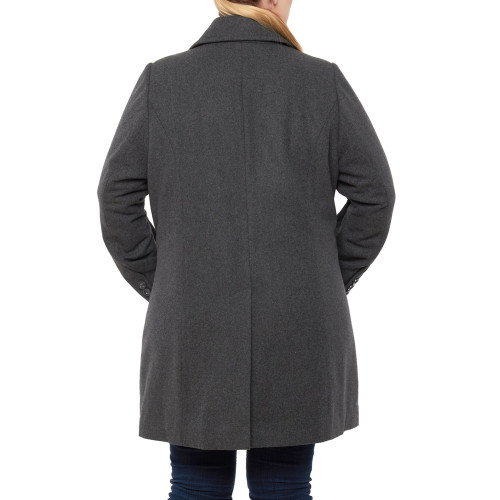 plus size wool peacoat