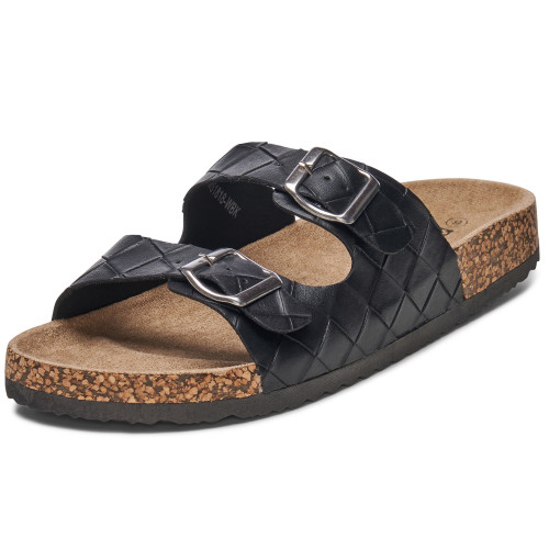 靴 SOFT LEATHER DOUBLE STRAP SANDALS 28cm Alpine Swiss Mens Double Strap Contour Sandals | Adjustable Buckle