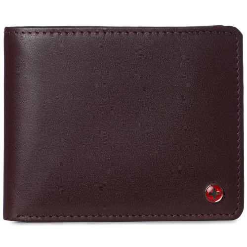 Alpine Swiss Double Diamond RFID Thin Card Holder Wallet