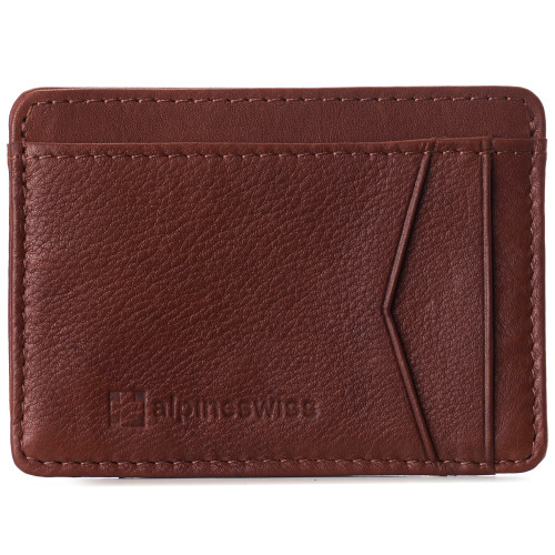 HOPSOOKEN Money Clip RFID Front Pocket Wallet Men Leather Slim Minimalist  Wallet