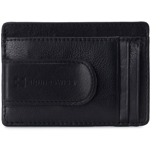 Alpine Swiss Men's RFID Leather Money Clip