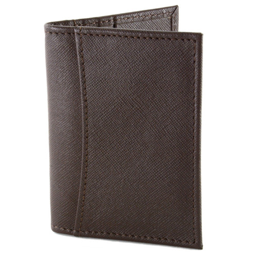 Alpine Swiss Thin Front Pocket Wallet Business Card Case 2 ID Window 6 Card  Slot - Alpine Swiss