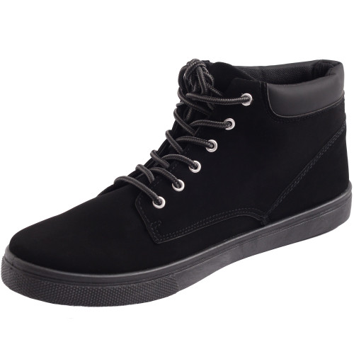 Alpine Swiss Keith Mens High Top Fashion Sneakers Lace up Casual Boots