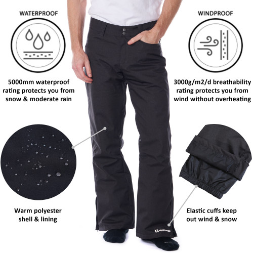 Alpine Swiss Mens Waterproof Ski 