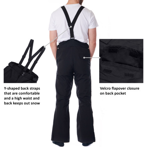 Alpine Swiss Mens Waterproof Snow Pants 