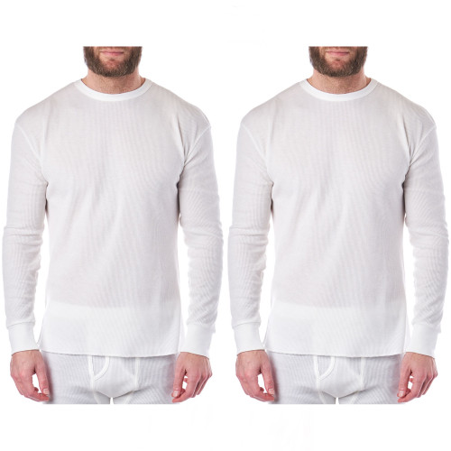 Alpine Swiss Mens Thermal Underwear Long John Set Waffle Knit Top & Bottom  Base Layer