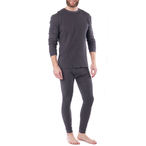 MEETYOO Thermal Underwear Set For Men - Long Johns Base Layer Top & Bottom For Cold Weather Activities