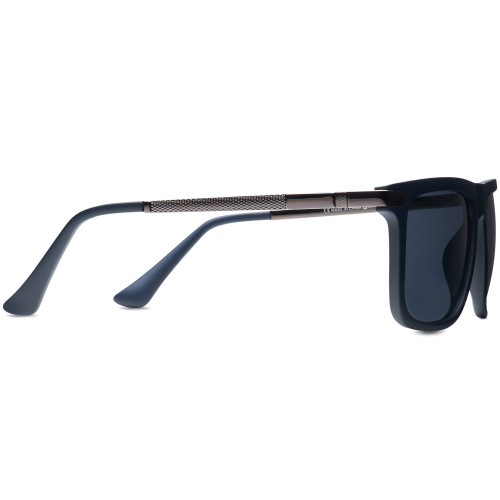 Alpine Swiss Mens Polarized Sunglasses Classic Retro Square Vintage Sun  Glasses 