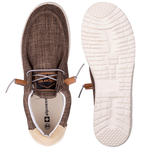 Alpine Swiss Flynn Mens Boat Shoes | Lightweight Slip-On Loafers | Moc Toe Sailing  Deck Shoe | Breathable Water-Resistant Summer Footwear | Travel | Light  Enough to Float - Alpine Swiss