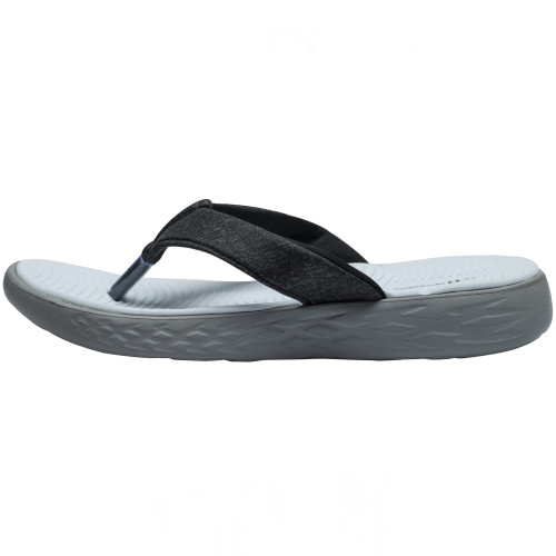 Leather Flip Flop Sandals Black | Melissa Odabash