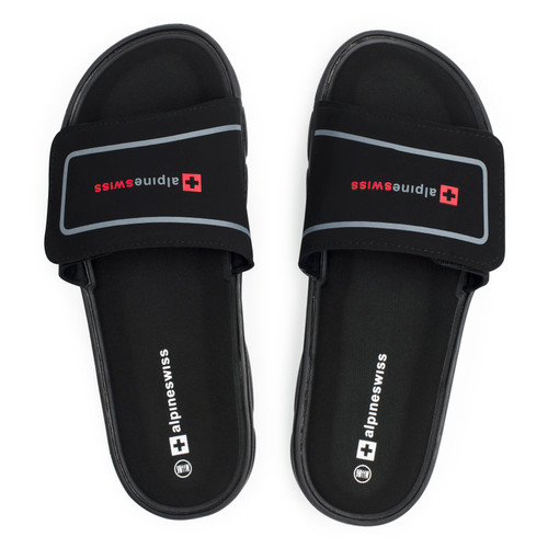 Men's Comfort Slides BODY GLOVE Men's Slide Sandals - Cushioned Slippers  With Adjustable Padded Strap BODY GLOVE Men's Slides