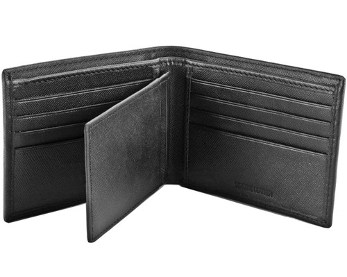 Calvin Klein Saffiano Leather Slim Bifold Wallet for Men