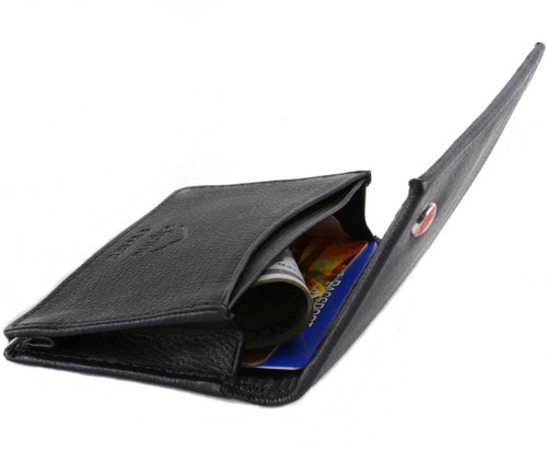 Mens leather wallet with credit card slot, Slim credit Card Holder for Men  Women