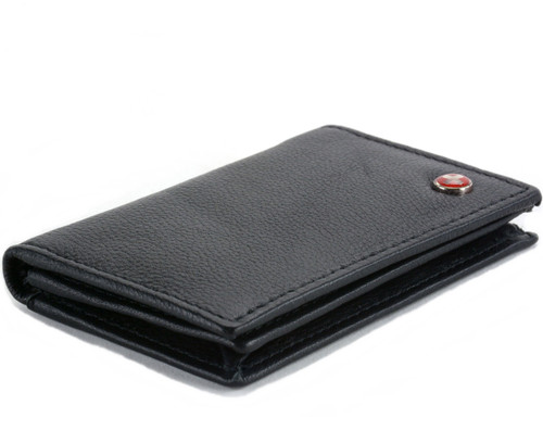 Alpine Swiss Genuine Leather Thin Business Card Case Minimalist Wallet -  Alpine Swiss