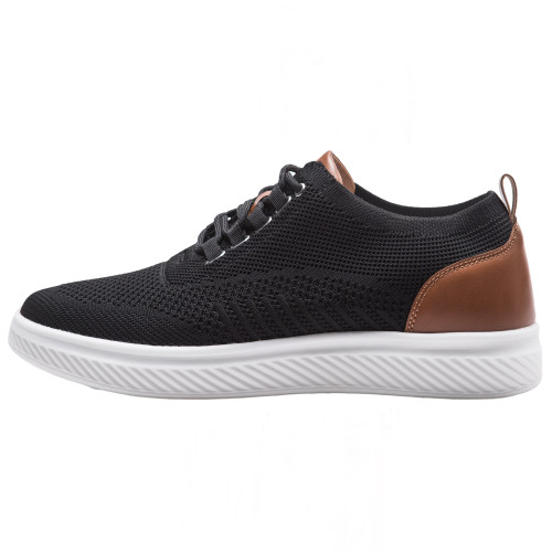 lace-up men's dress sneakers Amazon.com | Mens Casual Dress Sneakers - Classic Lace-up Retro Sneakers  for Men - Comfortable PU Business Casual Shoes - Black 9