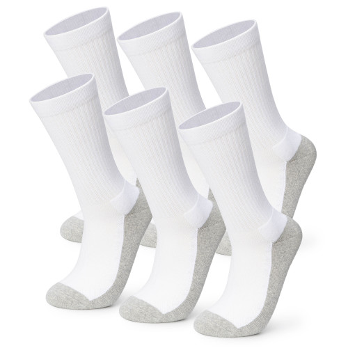 Alpine Swiss Mens 3 Pack Crew Socks Cotton Athletic Performance Socks Size 6-12 Size
