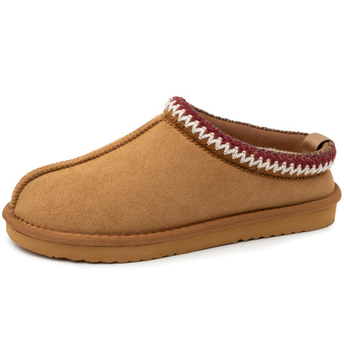 Alpine Swiss Haley Womens Fuzzy Slippers Warm Faux Fur Clog Slipper House Shoes Size