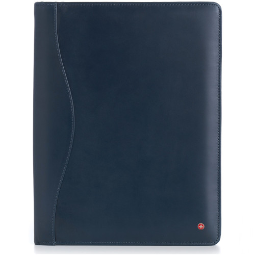 3 Ring Binder Leather Portfolio Padfolio for Left or Right Handed