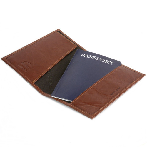 Genuine Leather Travel Passport Wallet Holder Slim RFID Blocking Card Case  Cover