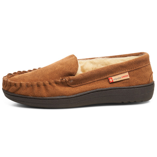 slip on moccasin slippers