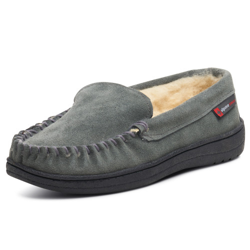 alpine swiss womens suede moccasin slippers