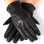 Alpine Swiss Womens Touch Screen Gloves Leather Phone Texting Glove Thermal Warm Thumb and index finger features conductive material to allow Touch Screen use without taking your gloves off.