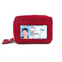 Alpine Swiss Womens Accordion Organizer Wallet Leather Credit Card Case ID Size One Size Red