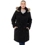 Timeless Design Elements - Double breasted button front, waist belt for a flattering shape, shoulder epaulets, gun flap detail, and a back vent for easy movement. A polished and refined look for everyday wear.Alpine Swiss Women’s Plus Size Wool Blend Long