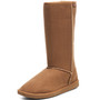Alpine Swiss Women’s Mid-Calf Winter Boots 11” Faux Shearling Aussie Style Suede Look Warm Stylish Cold Weather Boots Size