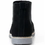 Twin Elastic Side Goring for Custom Secure Fit and Back Easy Pull On tab Alpine Swiss Mens Chelsea Boots Genuine Suede Dress Ankle Boots Wingtip Shoes