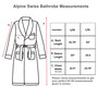 AlpineSwiss Blair Women Cotton Terry Cloth Bathrobe Shawl Collar Velour Spa Robe bathrobes
