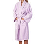 ABSORBENT 100% COTTON - Thick high quality 100% Cotton Velour outer is ultra soft and 100% Cotton Terry inside is absorbent, and fast drying. Alpine Swiss Blair Womens Cotton Terry Cloth Bathrobe Shawl Collar Velour Spa Robe