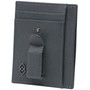 Alpine Swiss Double Diamond Mens RFID Money Clip Minimalist Front Pocket Wallet Size One Size Crosshatch Gray