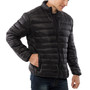 EASY TRAVEL & STORAGE - This packable coat can be easily folded to fit small spaces for easy storage and travel.AlpineSwiss Niko Packable Light Mens Down Alternative Puffer Jacket Bubble Coat