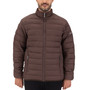 AlpineSwiss Niko Packable Light Mens Down Alternative Puffer Jacket Bubble Coat Size 2XL Brown